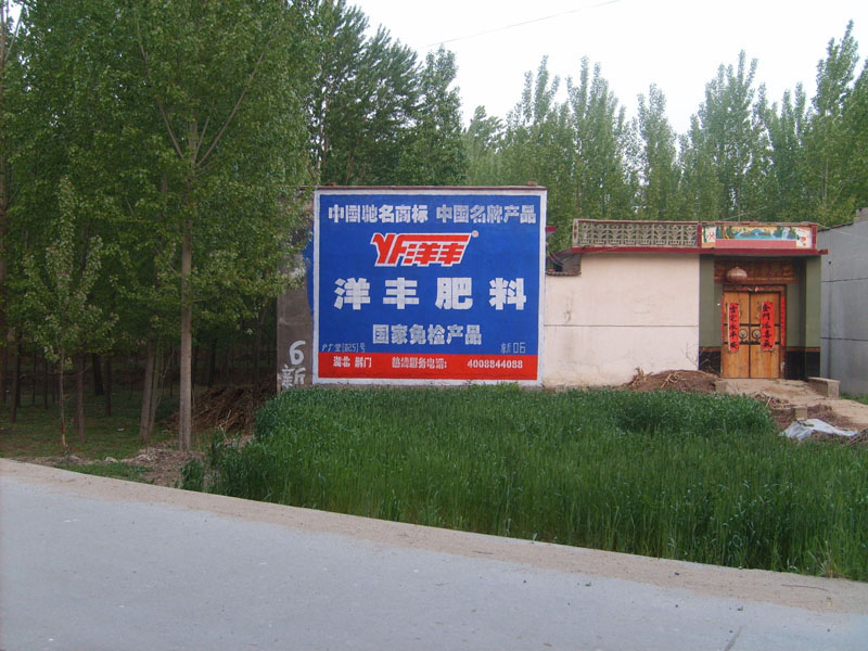 西洋肥業(yè)墻體廣告