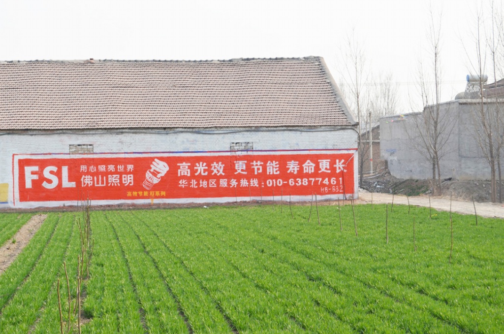 佛山照明墻體廣告